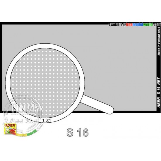 Photoetched Drilled Plate (Gap diameter: 0.9mm, dimensions: 75mm x 42mm)