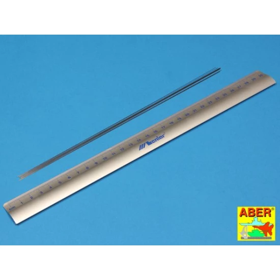 Steel Round Rods 0.3mm (Length: 250mm, 12pcs)