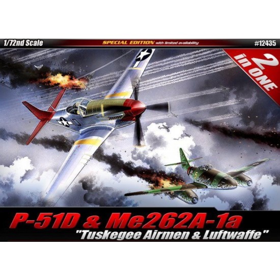 1/72 North-American P-51D & Messerschmitt Me 262A-1 "Tuskegee Airmen & Luftwaffe" [2in1]