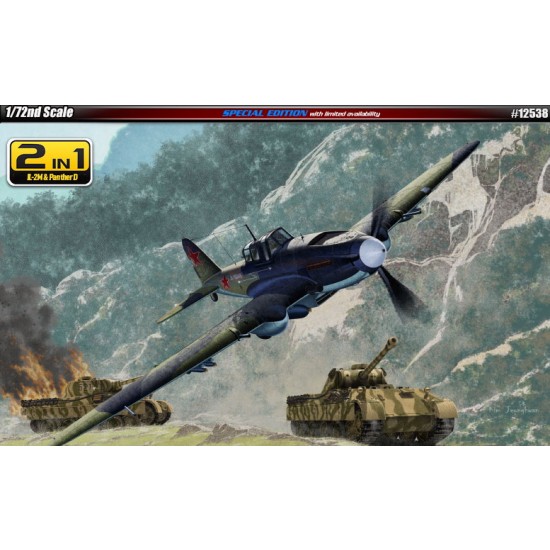 1/72 Ilyushin Il-2M Sturmovik & PzKpfw.V Ausf.D Panther (2 in 1)