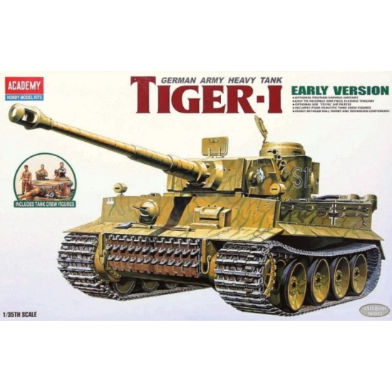 1/35 PzKpfw.VI Tiger I Early Version "Exterior Model"