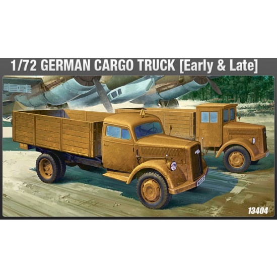 1/72 German Cargo Truck (Early and Late)