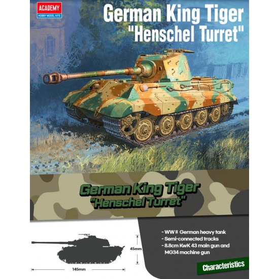 1/72 German King Tiger Henschel Turret