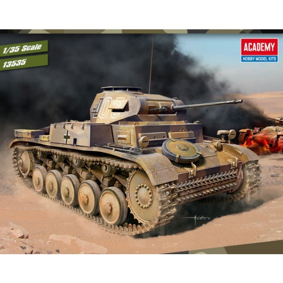 1/35 Panzer II Ausf.F Light Tank in North Africa