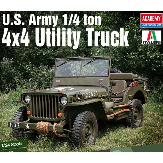 1/24 US Army 1/4 Ton 4x4 Utility Truck