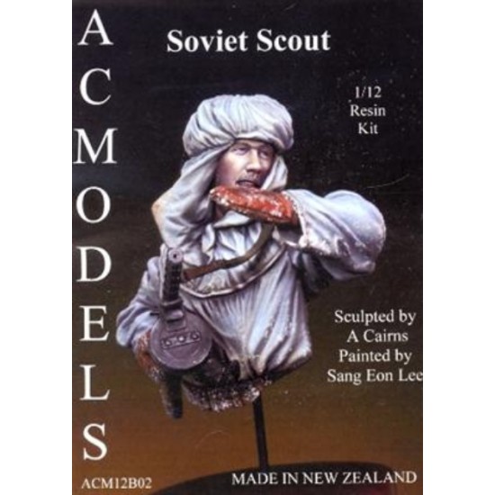 1/12 WWII Soviet Scout in Winter (1 Resin Bust)