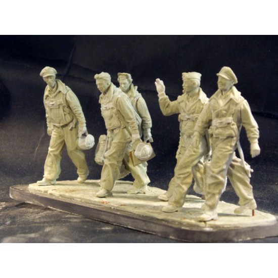 1/32 North American B-25 Mitchell Crew (6 Resin Figures)