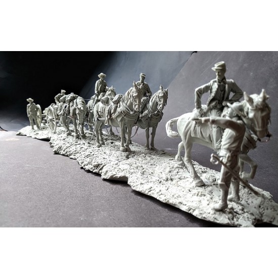 54mm Confederate Artillery Team during the ACW