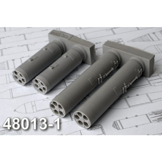 1/48 B13L1 122mm Rocket Launcher (2pcs)