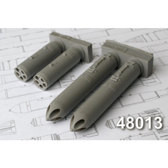 1/48 B13L 122mm Rocket Launcher (2pcs)