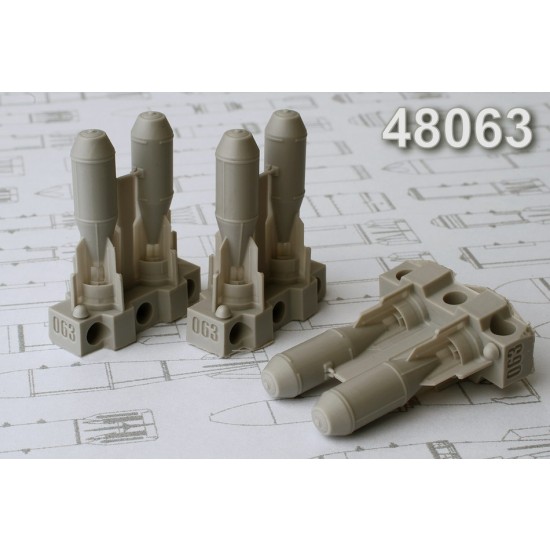 1/48 ZAB-100-105 100kg Incendiary Bomb (6pcs)