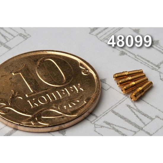 1/48 AVU Fuse (6 Turned Metal Parts)