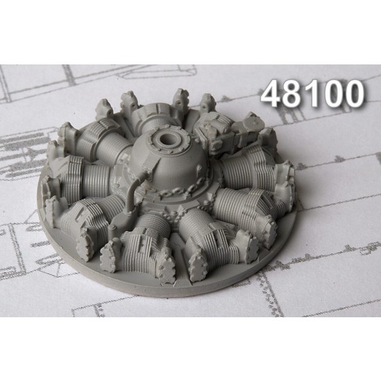 1/48 ASh-62 IR Radial Piston Engine