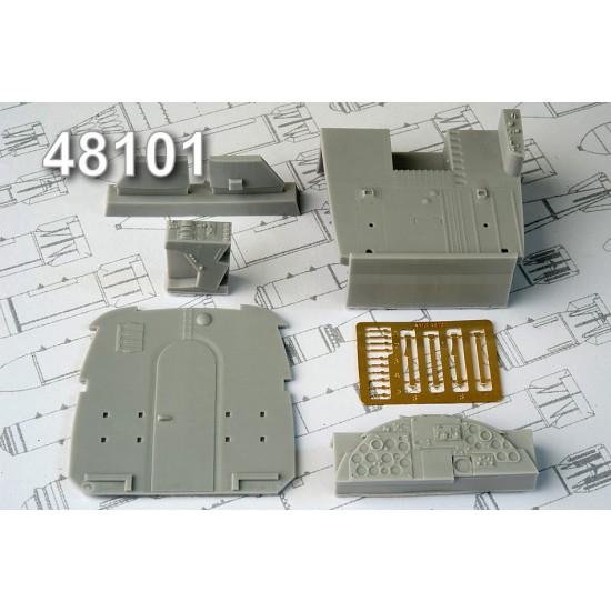 1/48 Antonov An-2 Cockpit Set