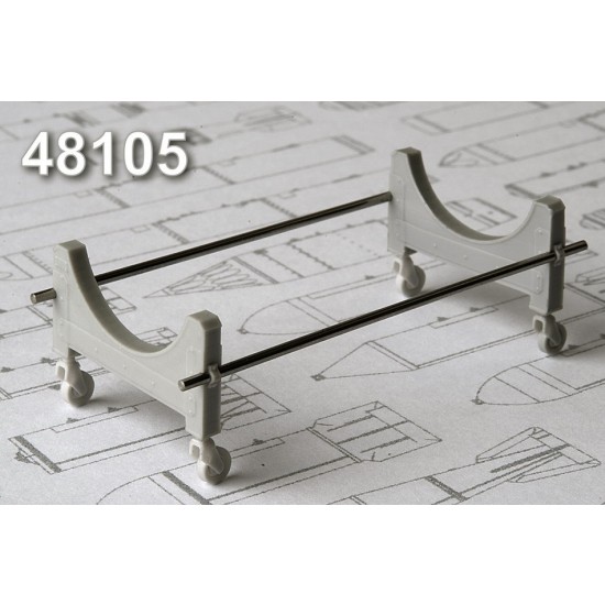 1/48 3000 L Fuel Tank Transport Cart