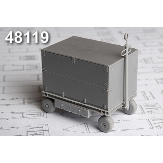 1/48 SK-24 Avionics and ECM Equipment Test Cart