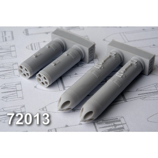 1/72 B13L 122mm Rocket Launcher (2pcs)