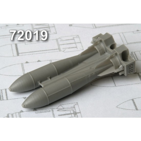 1/72 FAB-500 M-62 High-Explosive 500kg Bomb (2pcs)