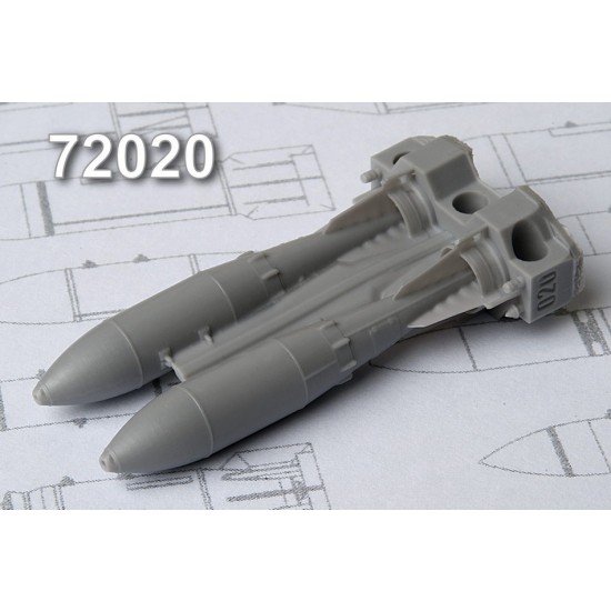 1/72 FAB-500T High-Explosive 500kg Bomb (2pcs)