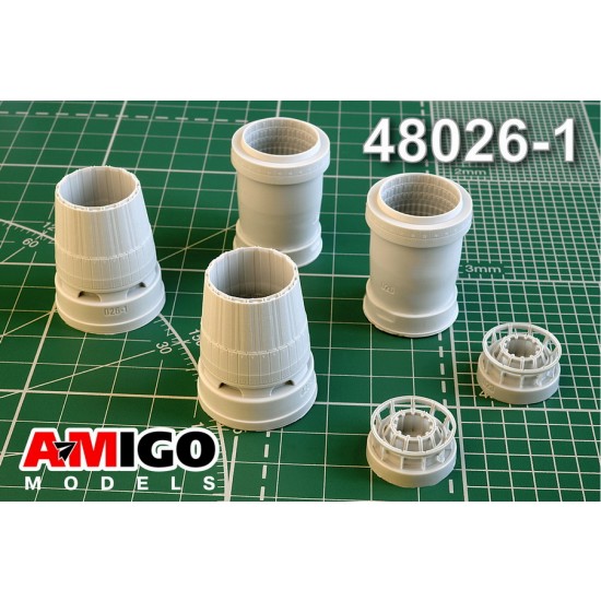 1/48 Sukhoi Su-57 Al-41F Turbojet Engine Exhaust Nozzle