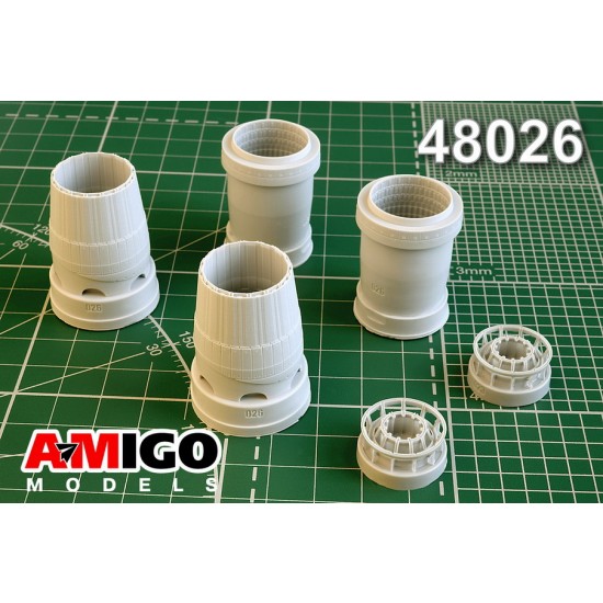 1/48 Sukhoi Su-57 Al-41F Turbojet Engine Exhaust Nozzle
