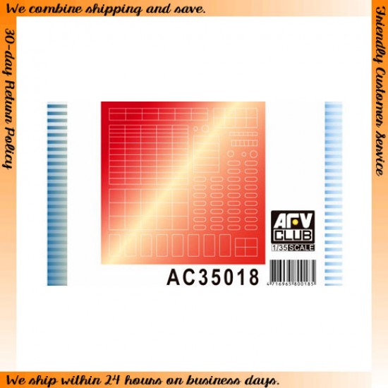 1/35 Simulating Anti Reflection Coating Lens Sticker for Lav-25 Family