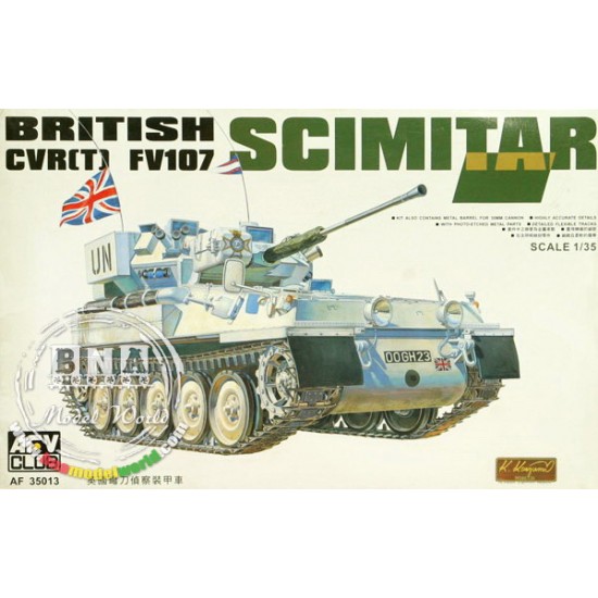 1/35 British CVR(T) FV107 Scimitar Armoured Recon Vehicle