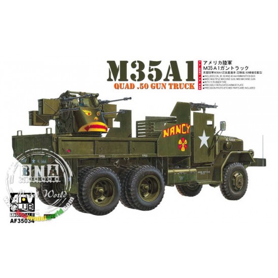 1/35 M35A1 Quad .50 Gun Truck