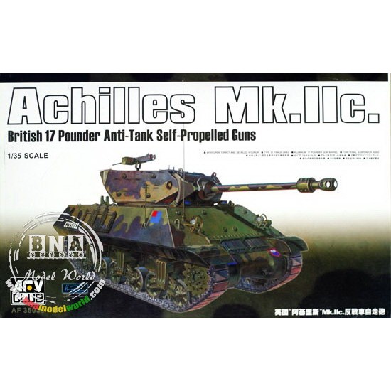 1/35 British M10 Mk.IIc 17 pdr. Anti-Tank Self-Propelled Guns Achilles