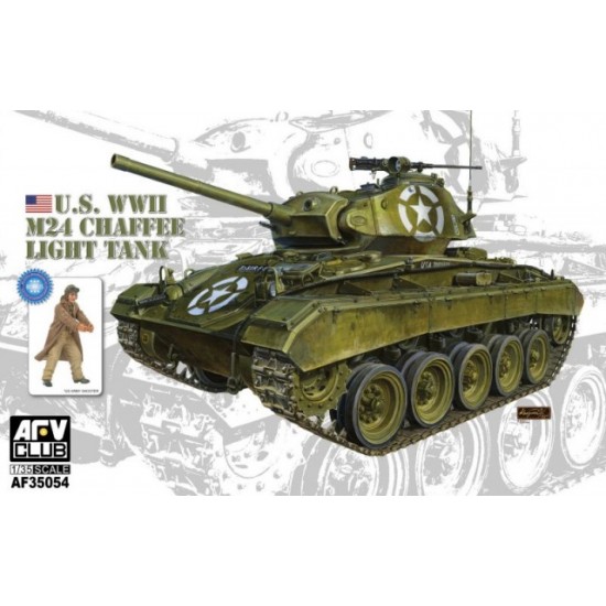1/35 WWII US Army M24 Chaffee Light Tank 