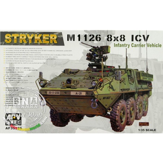 1/35 M1126 Stryker 8x8 ICV Infantry Carrier Vehicle