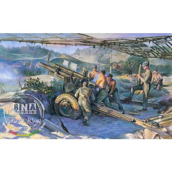 1/35 WWII Late Version 105mm Howitzer M2A1 & Carriage M2A2