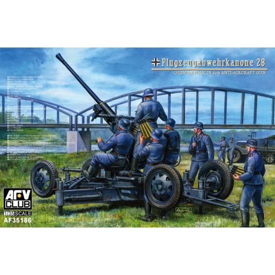1/35 Bofors 40mm FlaK 28 Anti Aircraft Gun