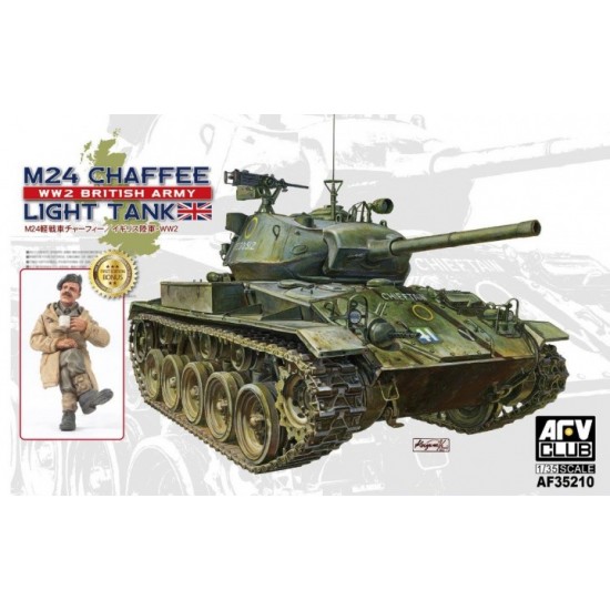 1/35 WWII British Army M24 Chaffee Light Tank