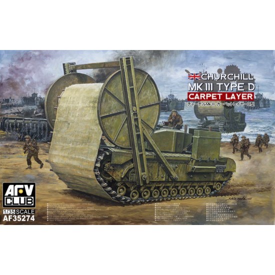 1/35 Churchill Mk.III Carpet Layer Type D