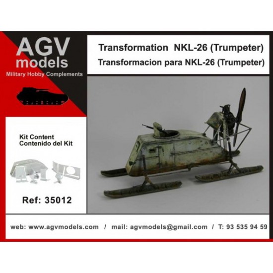 Soviet NKL-26 Armoured Aerosan, 1:35, 005/02321 - Plastikové modely a Soviet NKL-26 Armoured Aerosan, 1:35, 005/02321 - Plastikové modely a