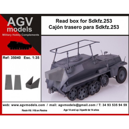 1/35 Germany SdKfz.253 Rear Box