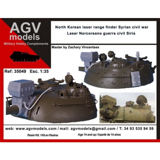 1/35 North Korean Laser Range Finder in Syrian Civil War for Tamiya T55 kit