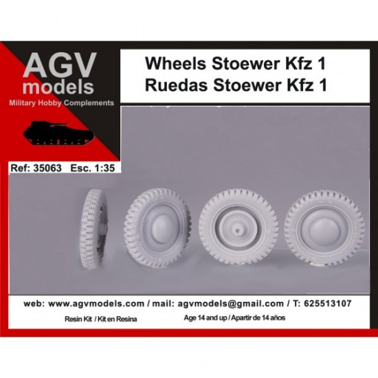 1/35 Stoewer le.gl.Einheits-Pkw Kfz 1 Wheels