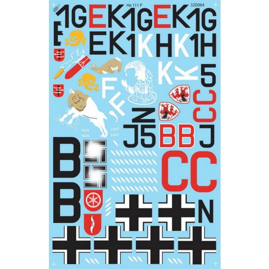 1/32 Heinkel He 111 P Decals