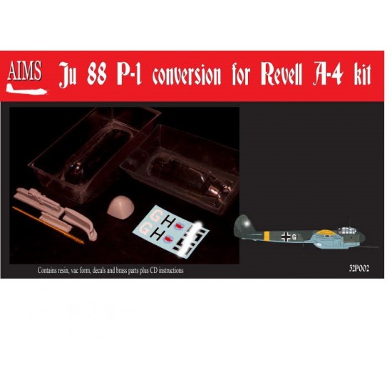 1/32 Junkers Ju 88 P-1 Conversion Set for Revell Ju-88A-4 kits