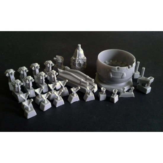 1/32 Gloster Gladiator Engine & Cowl set for ICM Mk II kit