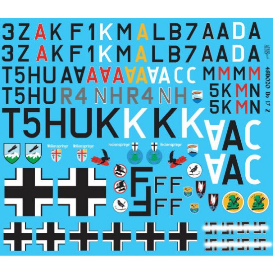 1/48 Dornier Do-17Z-2/Do-17Z-6 Decals