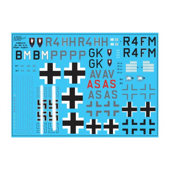 1/48 Junkers Ju-88C-6 Night Fighters Decals