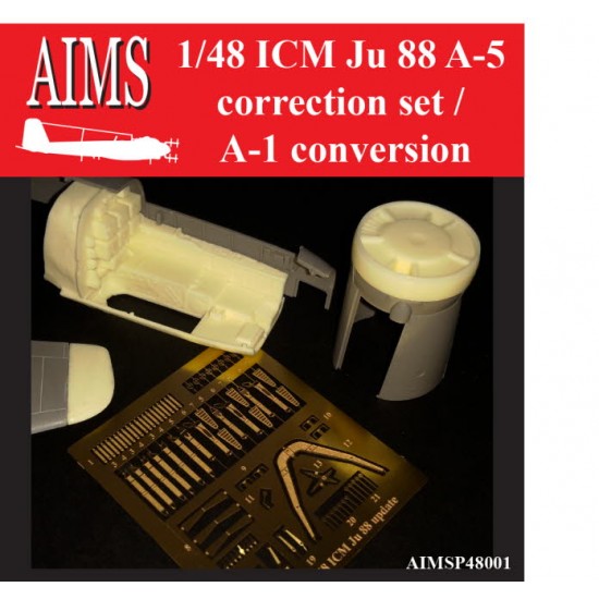 1/48 Junkers Ju-88A-5 Correction/A-1 Conversion Set for ICM/Special Hobby kits