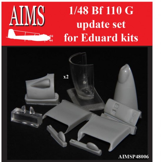 1/48 Messerschmitt Bf-110G-2/G-4 Detail set for Eduard kits