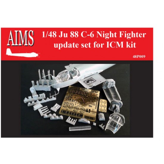 1/48 Junkers Ju 88 C-6 Night Update Detail set for ICM #48239 kits