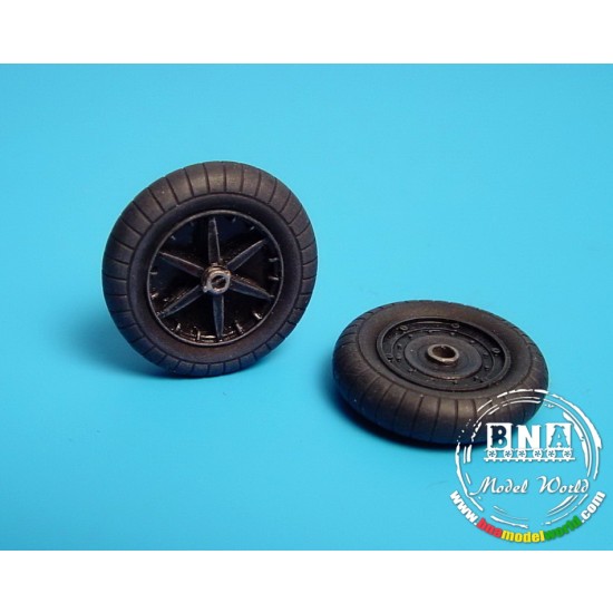 1/32 Messerschmitt Bf-109F Wheels + Paint Mask for Hasegawa kit