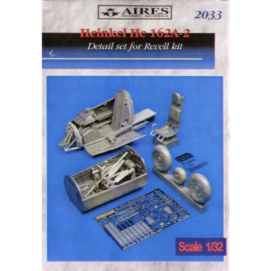 1/32 Heinkel He 162A-2 Salamander Detail Set for Revell kit