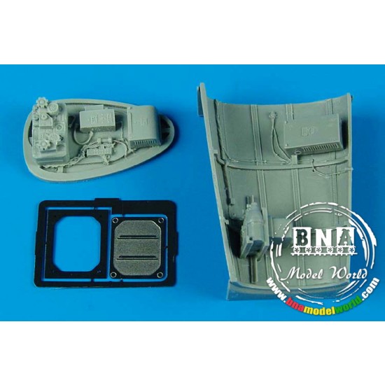 1/32 Messerschmitt Bf-109G Radio Equipment (Late Version) for Hasegawa kit